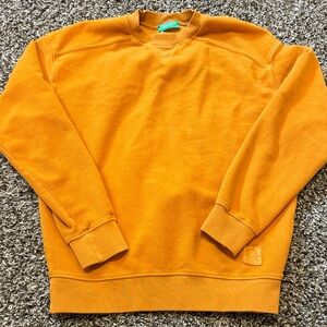 United Colors Of Benetton Men's Vibrant Orange Sweatshirt
